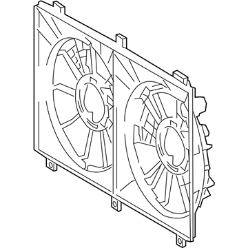 Lexus 16711-38160 Shroud, Fan