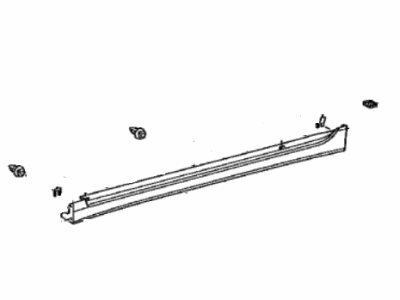 Lexus 75850-75020-D0 Moulding Assy, Body Rocker Panel, RH