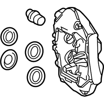 Lexus 47830-0W141 Cylinder Assembly, RR Di