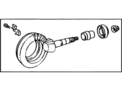 Lexus 41201-80170 Final Gear Kit, Differential, Front