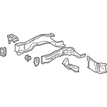 Lexus 57101-33024 Member Sub-Assy, Front Side, RH