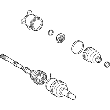 Lexus 42340-76010 Shaft Assembly RR Drive