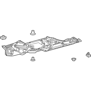 Lexus 58166-48070 COVER, FR FLOOR, LH