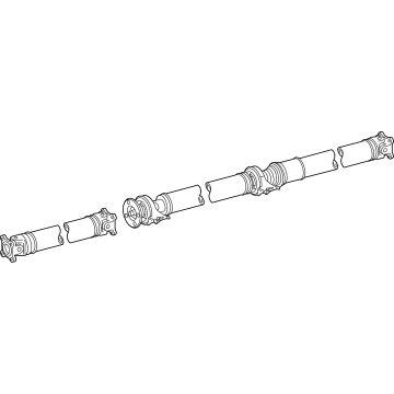 Lexus 37100-78010 SHAFT ASSY, PROPELLE