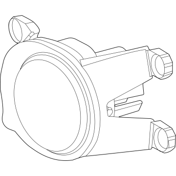 Lexus 81210-12240 Lamp Assembly, Fog, RH