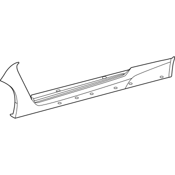 Lexus 75850-24110-D0 MOULDING Assembly, Body