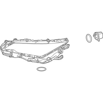 Lexus 81145-53A00 Unit, Headlamp W/Gas