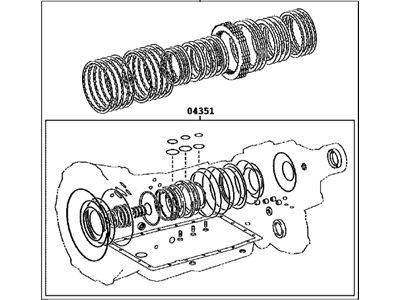 Lexus 04352-30600 Overhaul Kit, AUTOMA