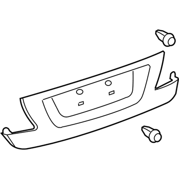 Lexus 76801-50040-A1 Garnish Sub-Assy, Luggage Compartment Door, Outside