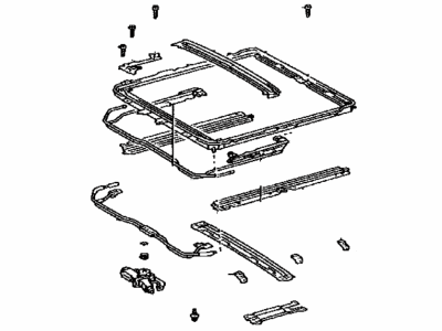 Lexus 63203-30100 Housing Sub-Assy, Sliding Roof