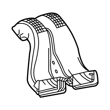 Lexus 55844-78040 DUCT, HEATER TO REGI