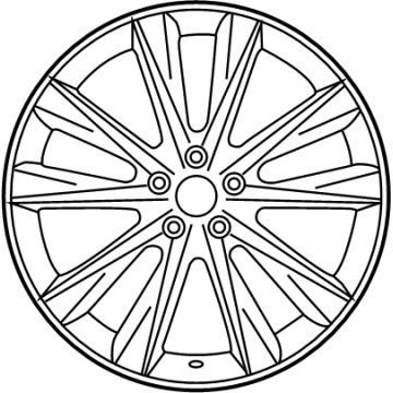 Lexus 42611-78270 WHEEL, DISC