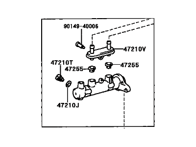 Lexus 47201-48090 Cylinder Sub-Assy, Brake Master