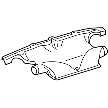 Lexus 55950-0E010 Nozzle Assy, Defroster