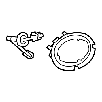 Lexus 891A0-48100 Sensor Assembly, RR Embl