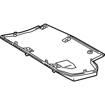 Lexus 72908-60080-A0 Cover Sub-Assy, Rear Seat Cush Under, LH