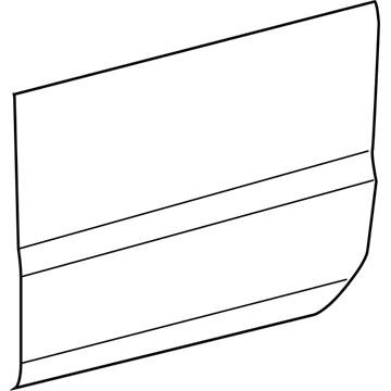 Lexus 67111-0E010 Panel, Front Door, Outer RH