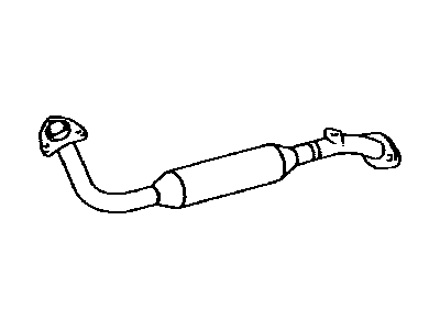 Lexus 17401-50240 Front Exhaust Pipe Assembly