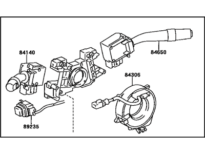 Lexus 84310-3F210 Switch Assy, Turn Signal