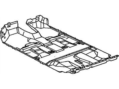 Lexus 58510-48020-B0 Carpet Assy, Front Floor, Front