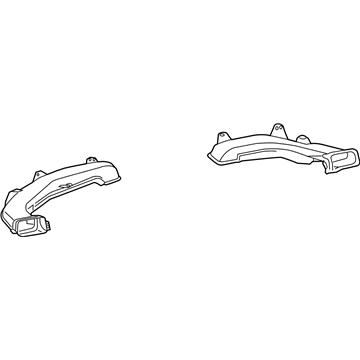 Lexus 55845-06220 Duct, Heater To Register