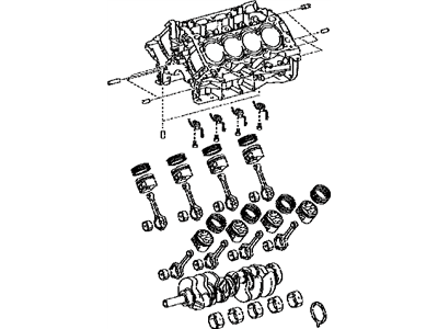 Lexus 11400-38070 Block Assy, Short