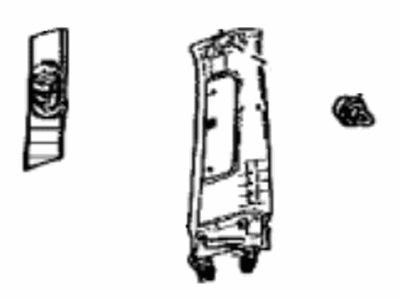 Lexus 62410-78010-A2 GARNISH Assembly, Center Pillar