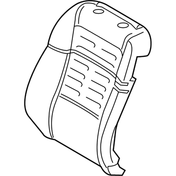 Lexus 71551-30C00 Pad, Front Seat Back, R