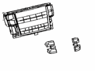 Lexus 55901-53430 Base Sub-Assy, Heater Control