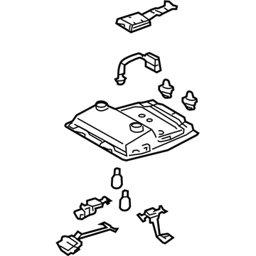 Lexus 81260-0E080-A0 Lamp Assy, Map