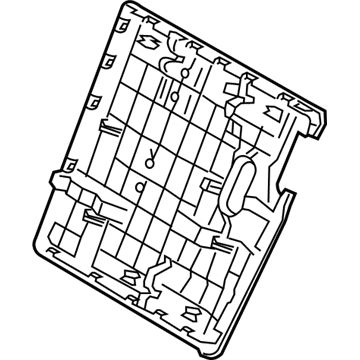 Lexus 71701-53010-C0 Board Sub-Assembly, Rear Seat