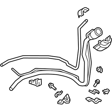 Lexus 77201-0E060 Pipe Sub-Assembly, Fuel