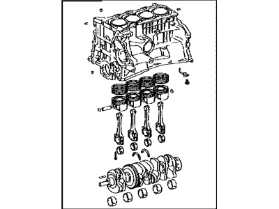 Lexus 11400-28470 Block Assy, Short