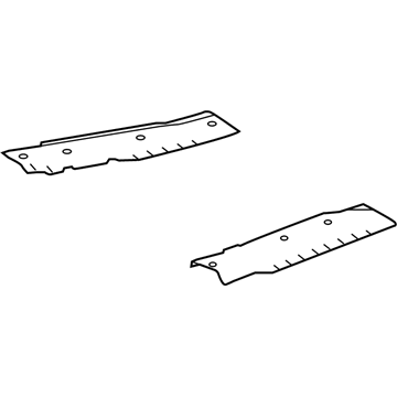 Lexus 57427-48050 Reinforcement, Front Floor