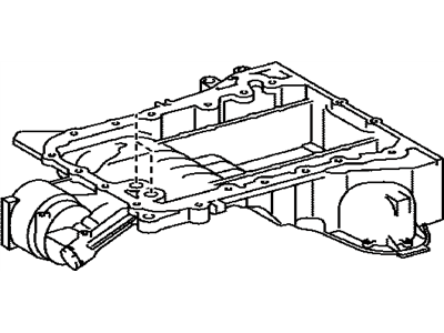 Lexus 12101-31240 Pan Sub-Assembly, Oil, N