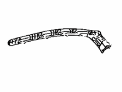 Lexus 62451-53010-B0 Garnish, Roof Side Rail, Rear RH