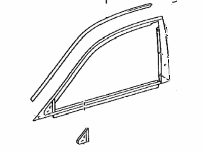 Lexus 75701-50050 MOULDING Sub-Assembly, Front