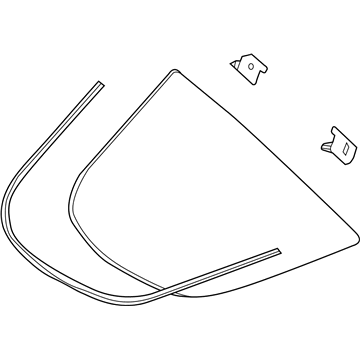 Lexus 62710-76010 Window Assembly, Quarter