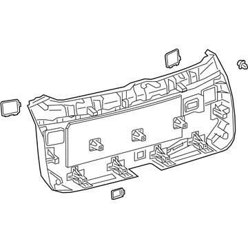 Lexus 64780-48100-C0 Panel Assembly, Back Door