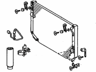 Lexus 88450-30260 Condenser Assy, W/Receiver