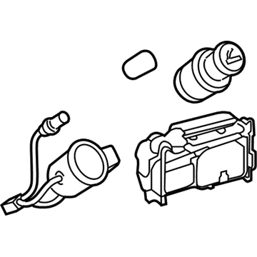 Lexus 74101-60010 RECEPTACLE Sub-Assembly