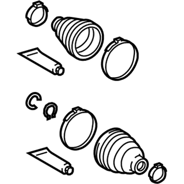 Lexus 04429-0E011 Boot Kit, Rear Drive Shaft