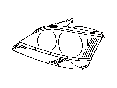 Lexus 81150-33070 Headlamp Assembly, Left