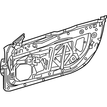 Lexus 67016-11020 Panel Sub-Assembly, Front Door Inside