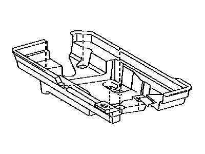 Lexus 74431-53080 Tray, Battery