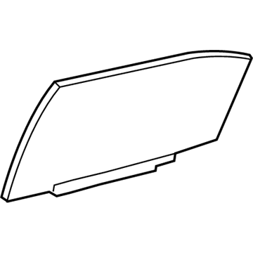 Lexus 68104-06280 Glass Sub-Assembly, Rear Door