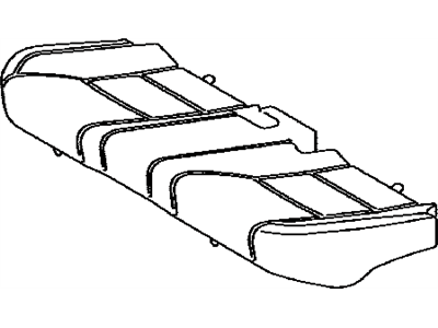 Lexus 71503-33180 Pad Sub-Assembly, Rear Seat