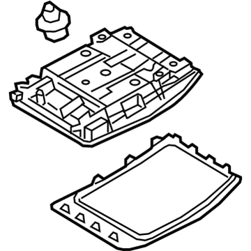 Lexus 81208-78180-A0 Lamp Sub-Assembly, Map