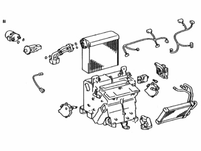 Lexus 87050-24010 Radiator Assy, Air Conditioner