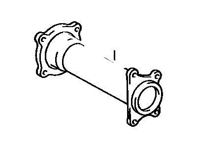 Lexus 41320-60010 Tube Assy, Front Differential